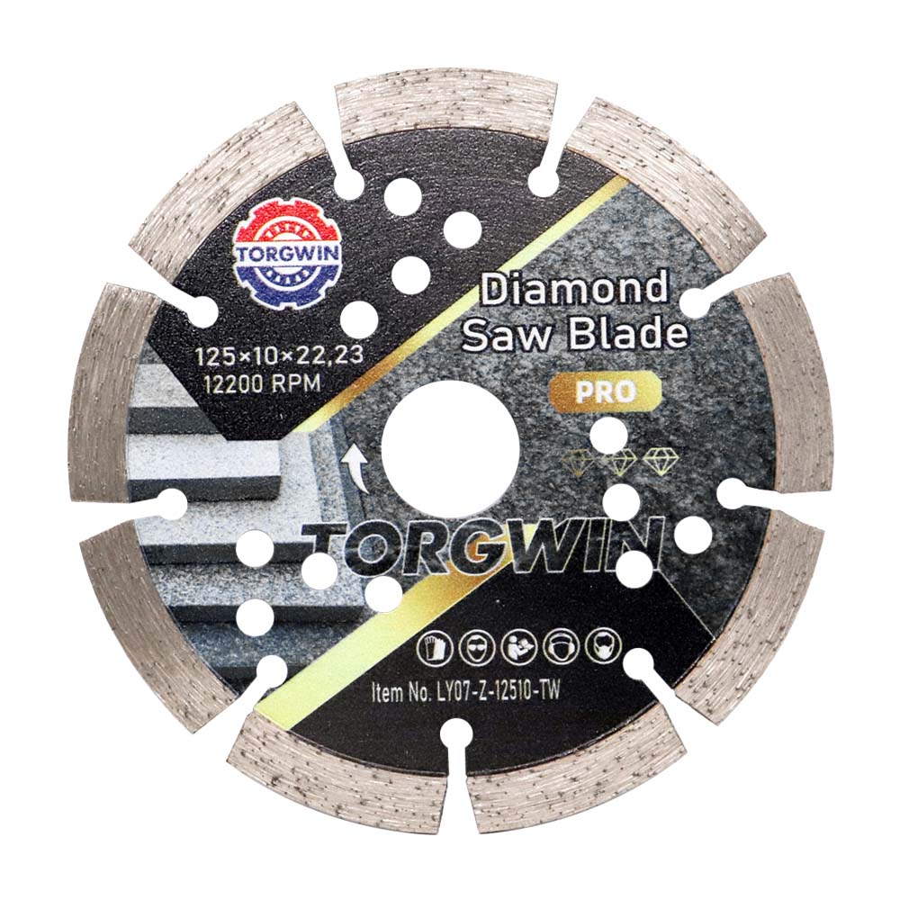 125mm Segmented Diamonded Diamond သည်စကျင်ကျောက်ကိုဖြတ်တောက်ရန်