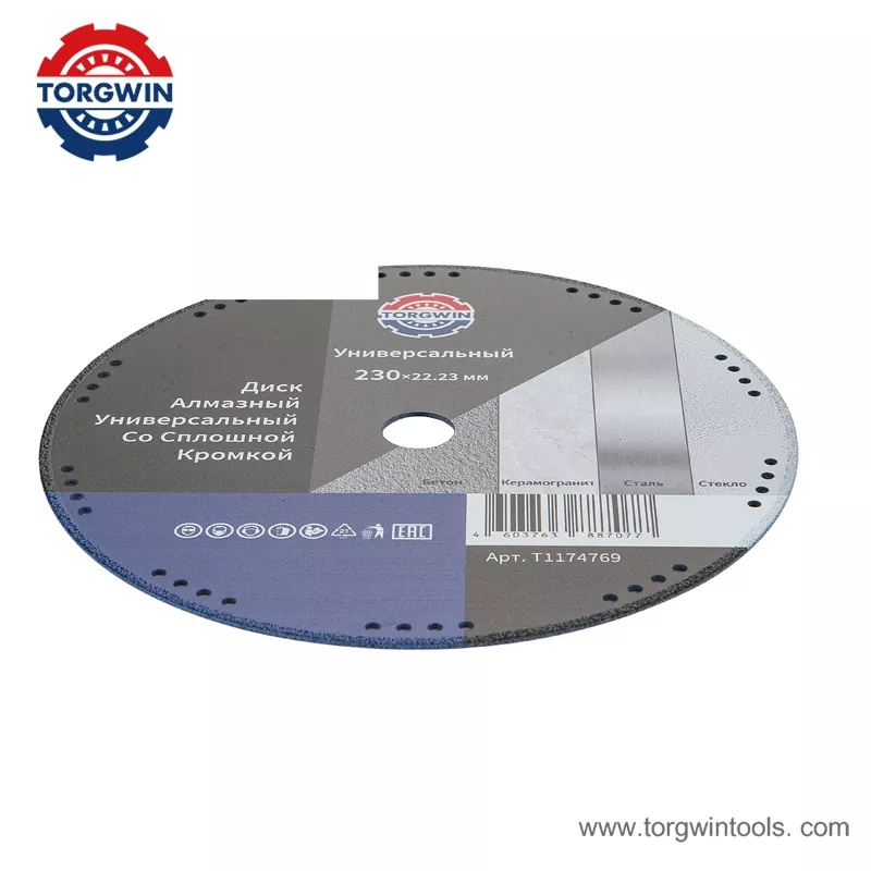 သတ္တုဖြတ်တောက်ရန်အတွက် Brazed Diamond Saw Blade