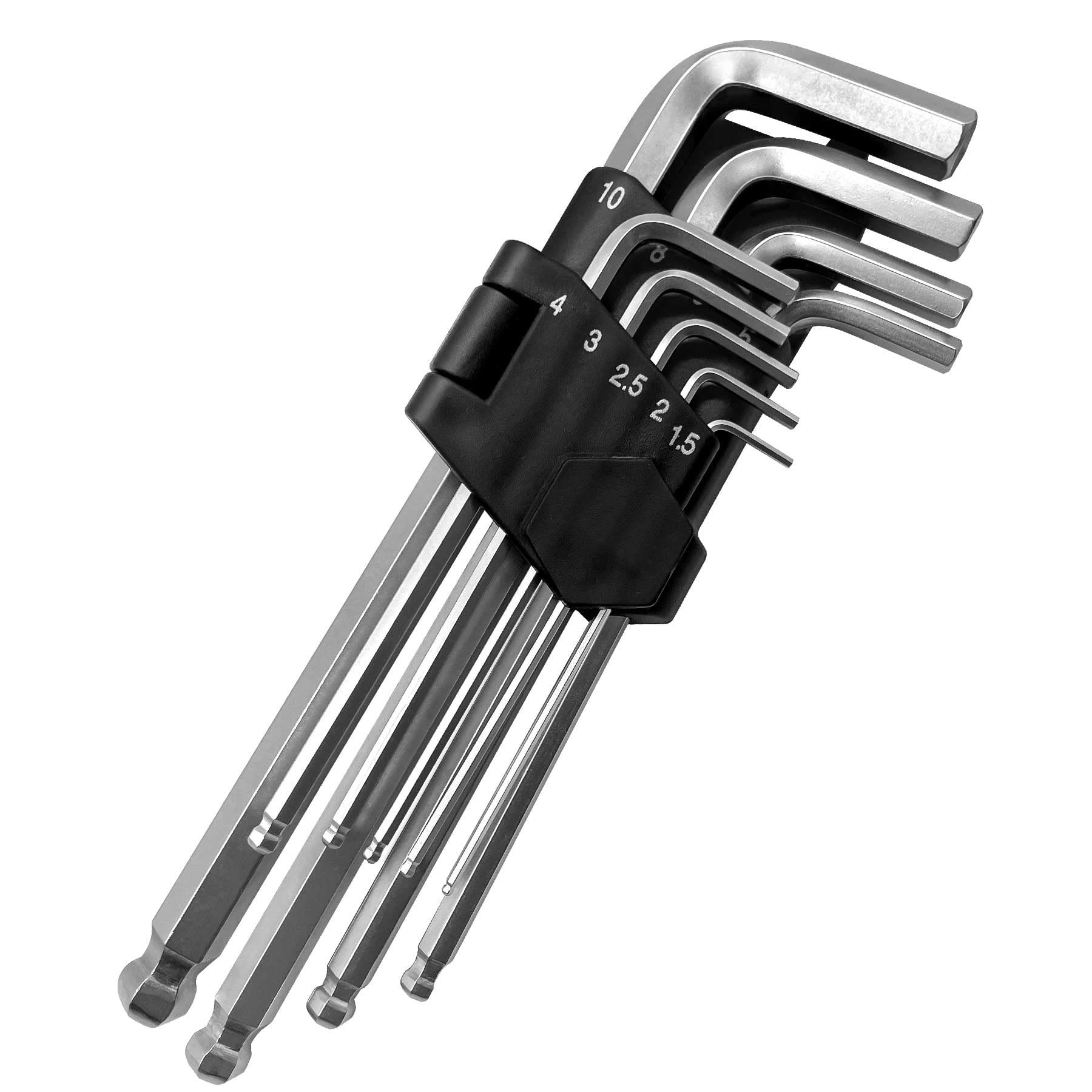 Hex key Allen လိမ်ဖဲ့ခြင်းအစုံ