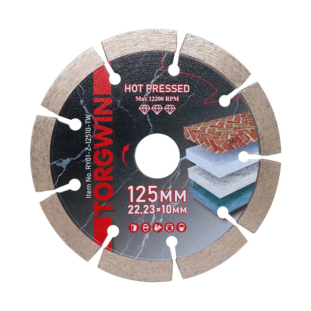 Hot Pressed Segmented Segmented Diamond သည်ကွန်ကရစ်ဖြတ်တောက်ရန်