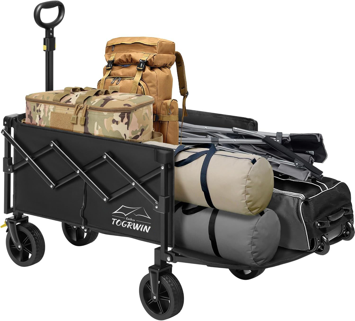 tailgate နှင့်အတူ collapsible လှည်း, 320lb ဝန် - bearing outdoft